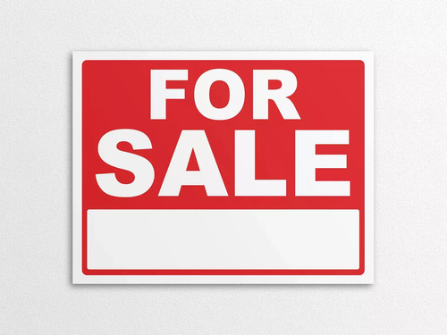 For sale sign with space - for,