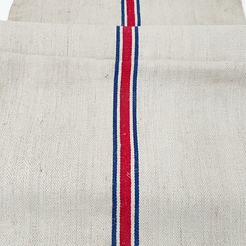 Antique linen grain sack - linen,