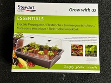 Stewart Heated Propagator Essentials Electric Greenhouse Hydroponics 8W, 38cm