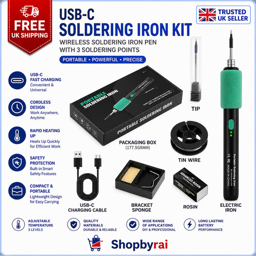 Usb soldering iron kit - soldering,