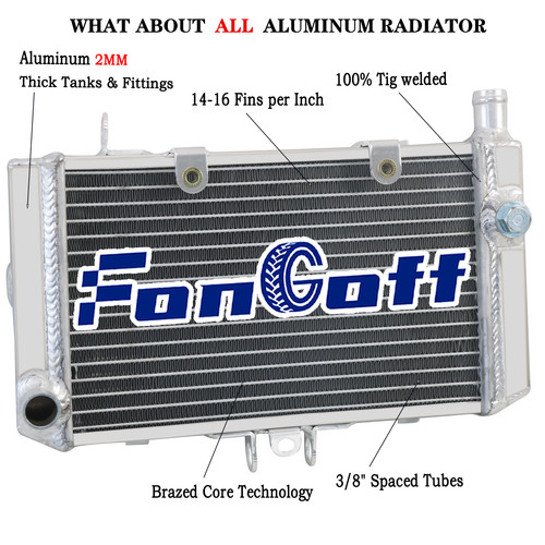Aluminium radiator for honda - aluminium,