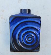 VINTAGE STEULER KERAMIK BLUE ZYKLON VASE by CARI ZALLONI 190/10