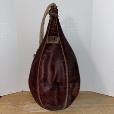 Vintage 1930`s EVERLAST Leather Punching Bag Boxing