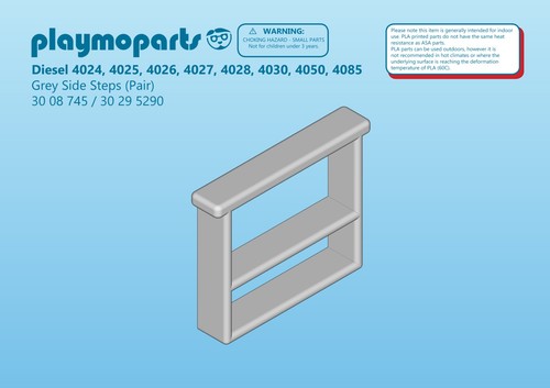 Playmobil train side step - playmobil,