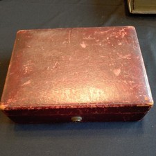 Antique Red Leather Bound