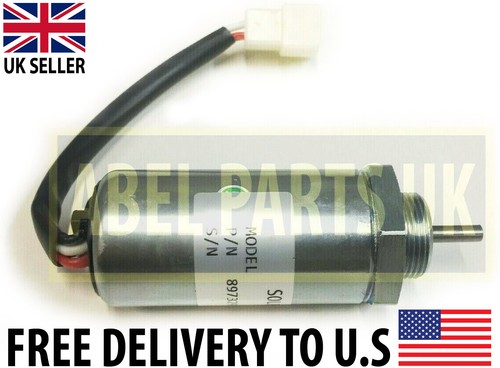 Jcb parts solenoid stop - jcb,