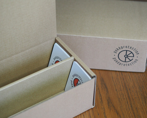 Trading card storage box - card,