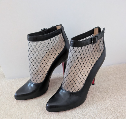 Christian louboutin black mesh - louboutin,