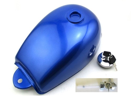 Blue metal gas - blue,