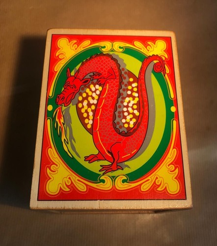Vintage dragon puzzle box - dragon,