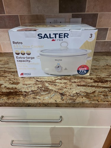 Salter retro slow cooker - salter,