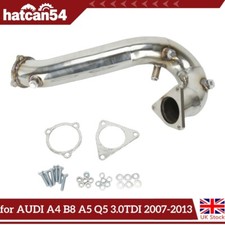 FRONT DOWNPIPE CAT BYPASS REMOVAL EXHAUST for AUDI A4 B8 A5 Q5 3.0 TDI 10-15