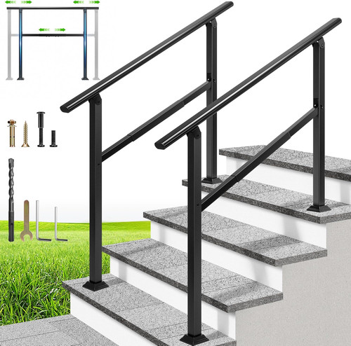 Adjustable outdoor handrails - adjustable,