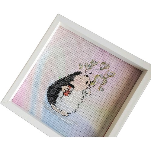 Hedgehog blowing heart - blowing,