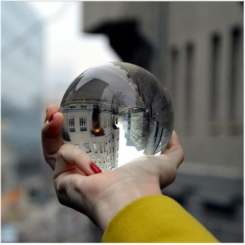 100mm clear crystal ball - 100mm,