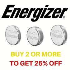 Energizer Watch Batteries 371/370 377/376 364/363 394/380 395/399 321 Battery UK