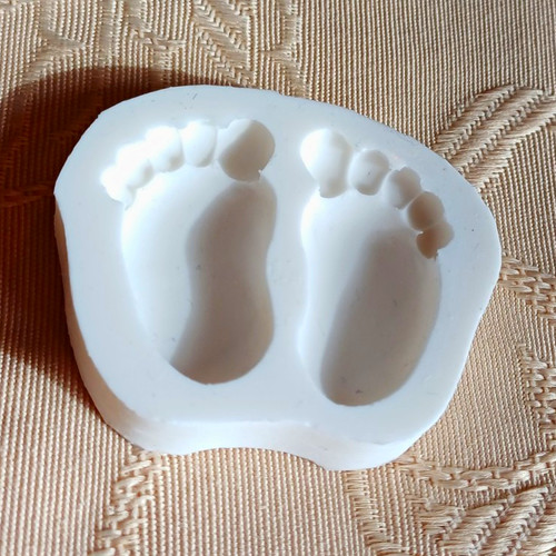 Baby feet silicone resin - baby,