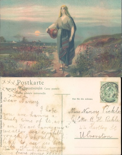 Woman walking along coastal