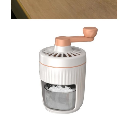 Portable crank ice - ice, crusher