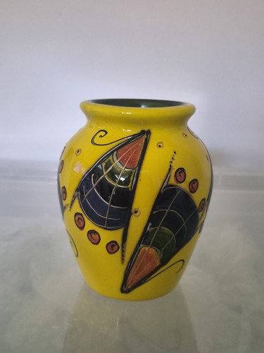 Anita harris yellow vase - anita,