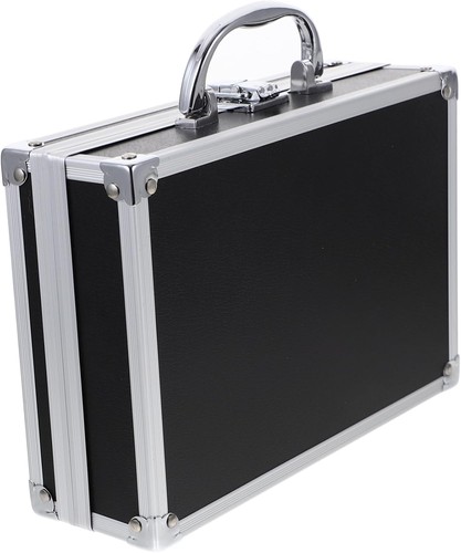 Toyvian aluminum carrying case - aluminum,