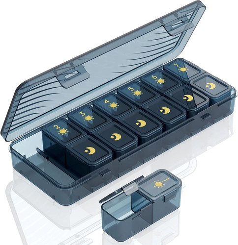 Weekly pill organizer times - weekly,