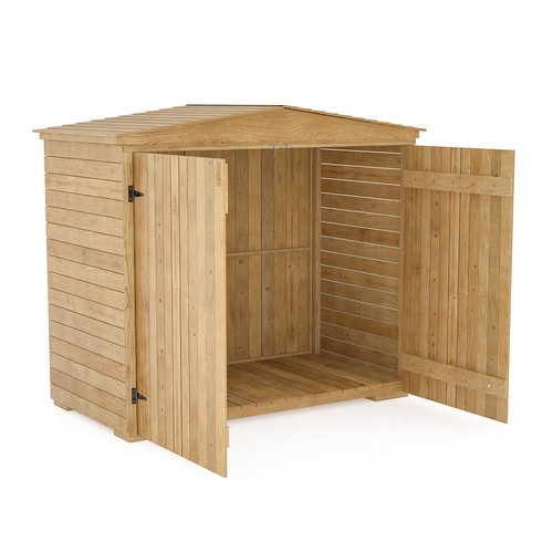 Wooden garden storage shed - wooden,