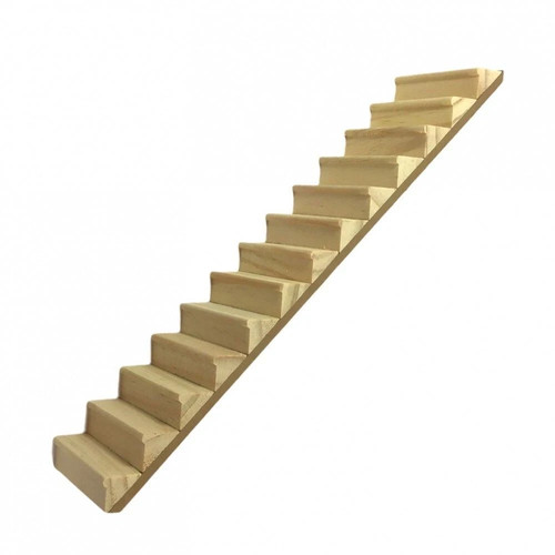 Dolls house stairs unfinished - house,