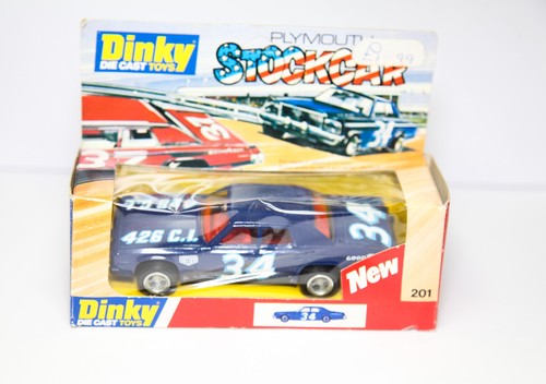 Dinky 201 plymouth stock - stock, car