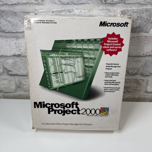 Microsoft project 2000 vintage - microsoft,