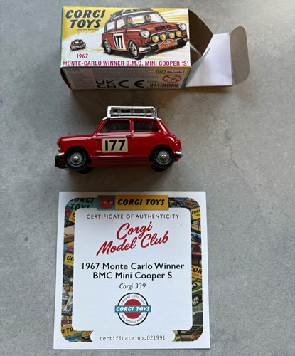 Corgi model club 1967 bmc - corgi,