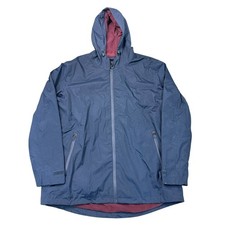 Guinness Jacket Coat Hooded Rain Hiking Walking Blue Mens XL