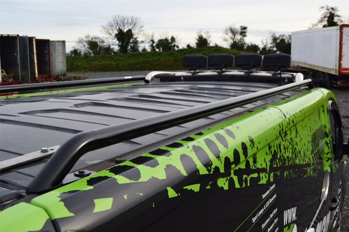 Roof rails black cross bars - +,