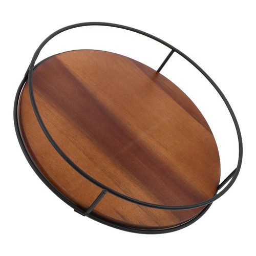 Round wooden rotating spice - round,