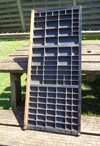 Vintage printers typecase - vintage,