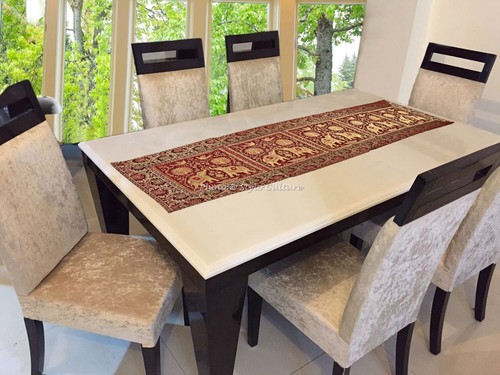 Bohemian jacquard table runner - bohemian,