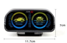 CAR METER / INCLINOMETER (PITCH & ROLL) GAUGE METER JEEP 4 X 4 CAR VEHICLES