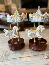 Set of 2 Carousel Horse Music