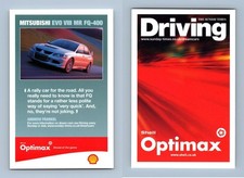 Mitsubishi EVO VIII MR FQ-400 - Shell Optimax Dream Cars 2005 Trading Card