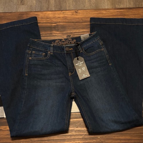 Wax jean dark blue wide - jean,