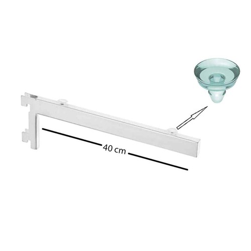 Clear tempered glass shelf - clear,