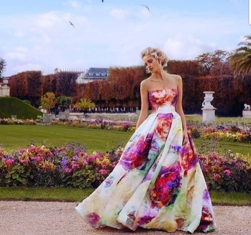 Jovani multicolor floral - multicolor,