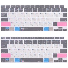 2 pcs  Keyboard Dustproof Silicone Cover Compatible for A1466/A1369 13air
