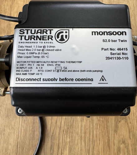 Stuart turner monsoon bar - turner, s2.0