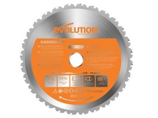 Evolution EVO255MP 255mm Multipurpose Blade For Rage 3 Circular Saw