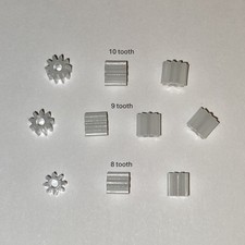 Scalextric pinion gears variety selection of 8, 9 & 10 teeth SUPERB car spares