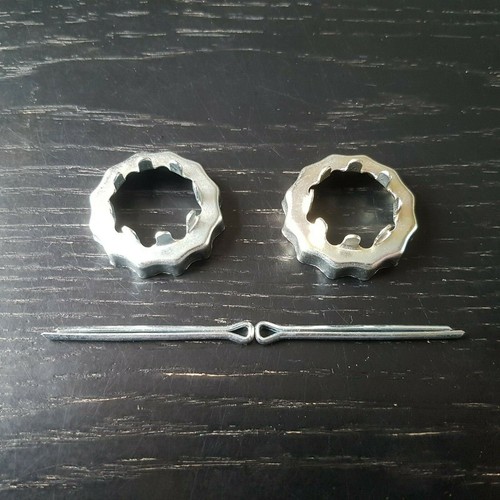 Hub nut cage pair - pair, front