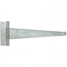 119 Weighty Scotch Tee Hinges Spelter Galvanised- Door - Gate - Shed