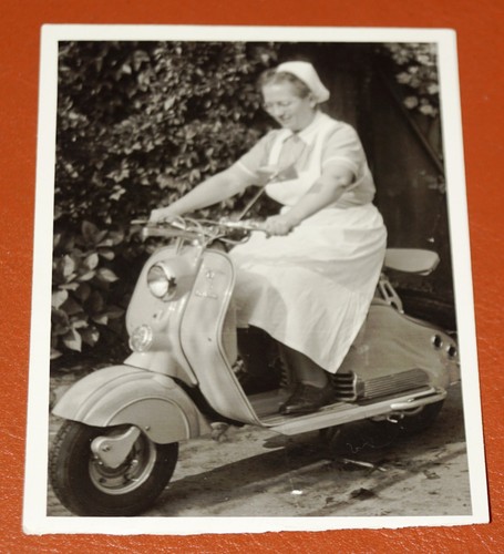 Old private photo nurse - old, on
