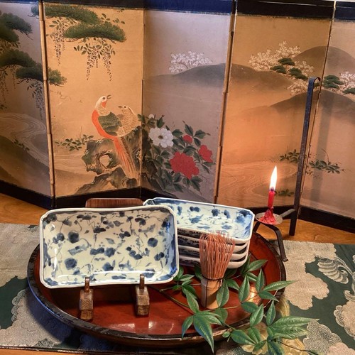Japanese kutani ware - a1025, old